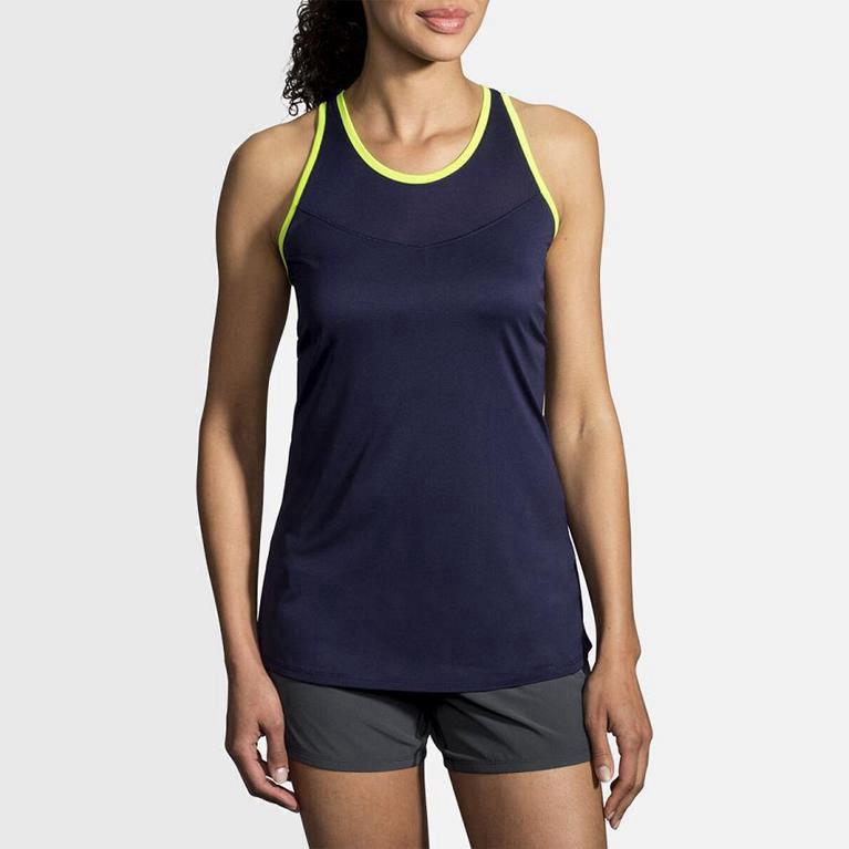 Brooks Stealth - Camiseta Sin Mangas Mujer - Azules (RW4308526)